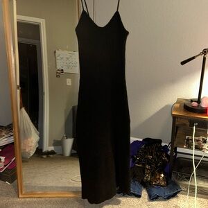 Black Form Fitting Dress
